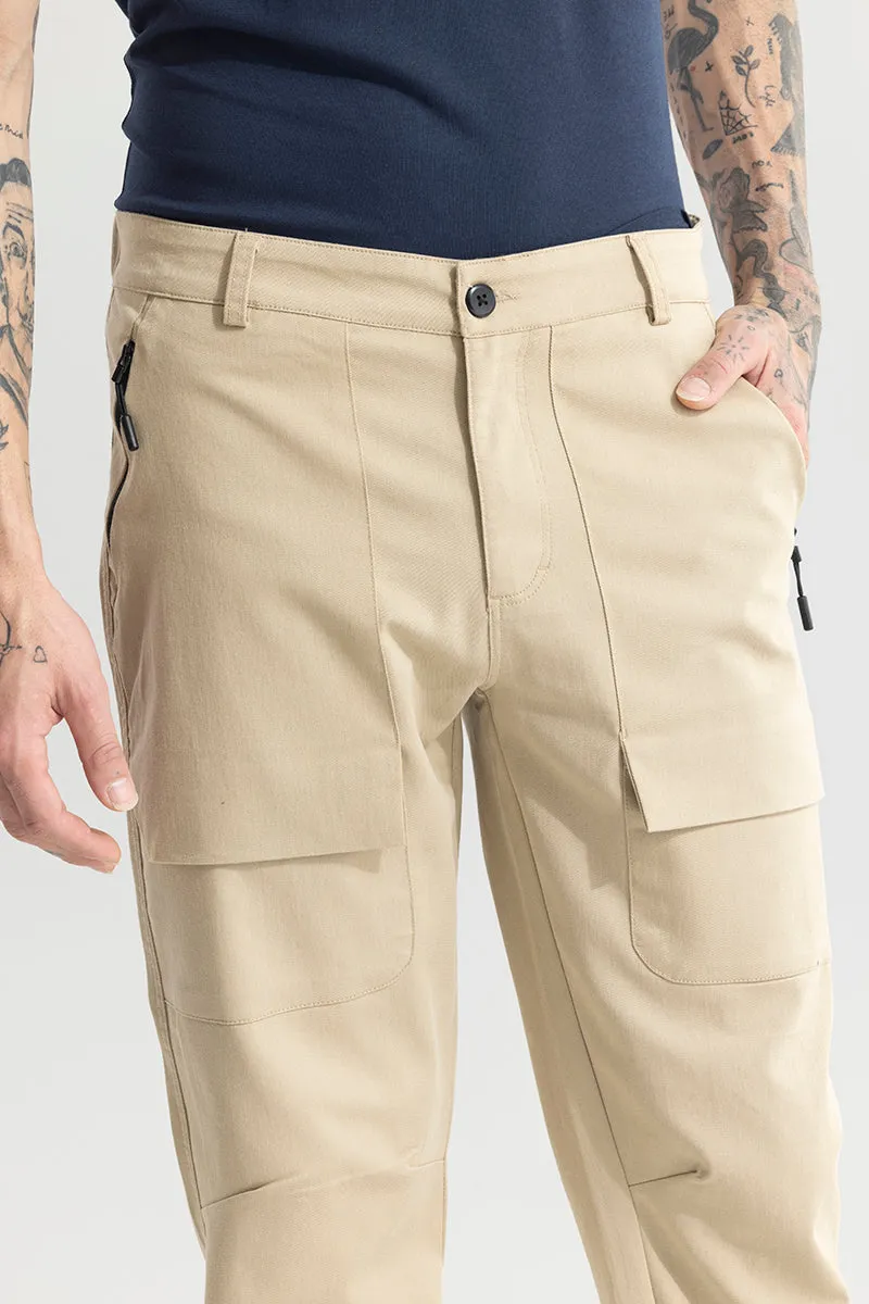 Rustic Cream Cargo Pant