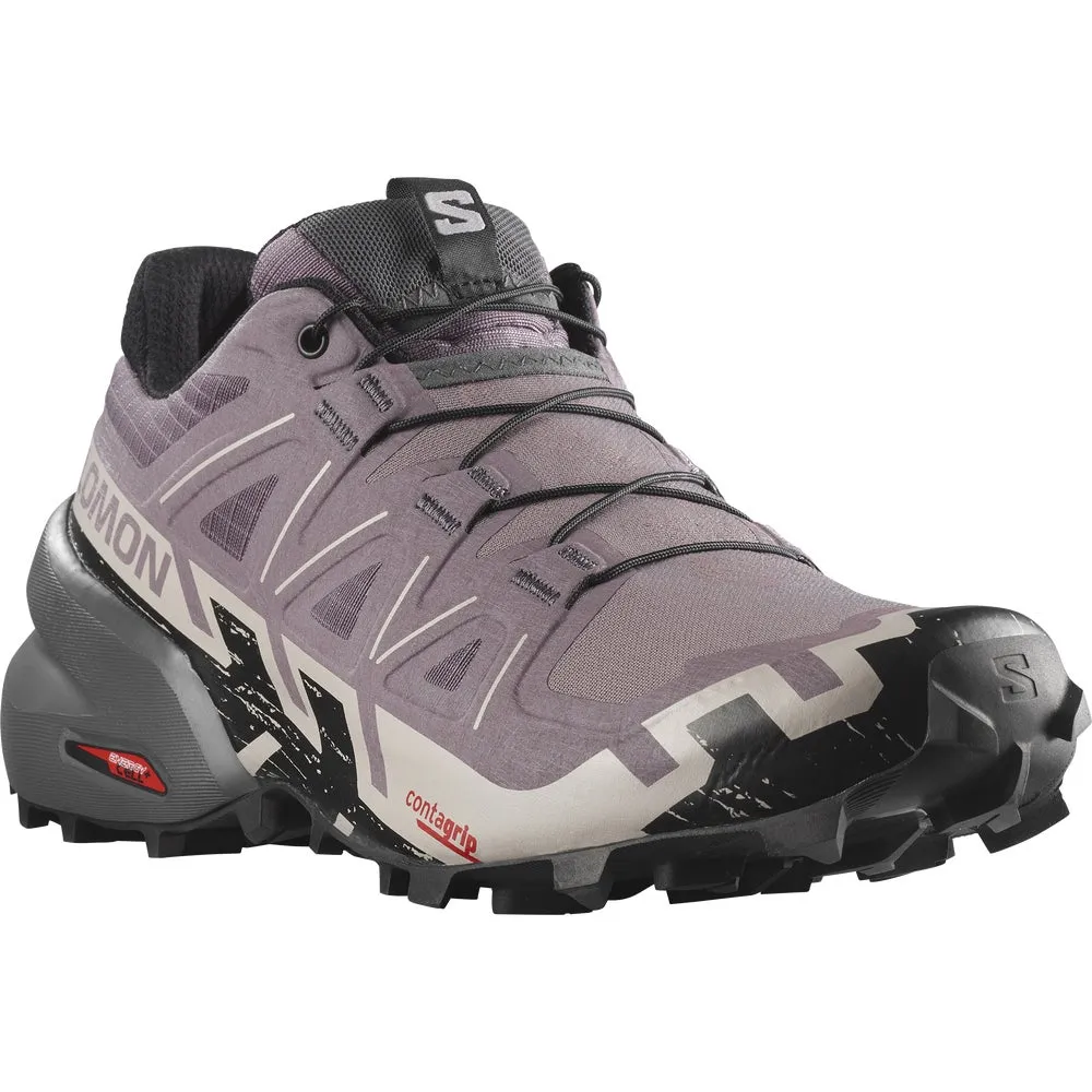 Salomon Speedcross 6 Wide (Womens) - Moonscape/Black/Ashes of Roses