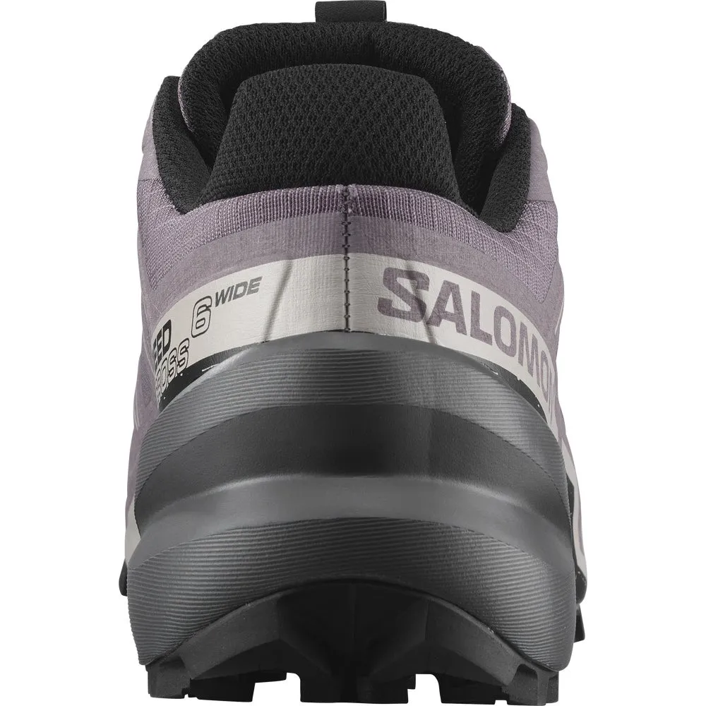 Salomon Speedcross 6 Wide (Womens) - Moonscape/Black/Ashes of Roses