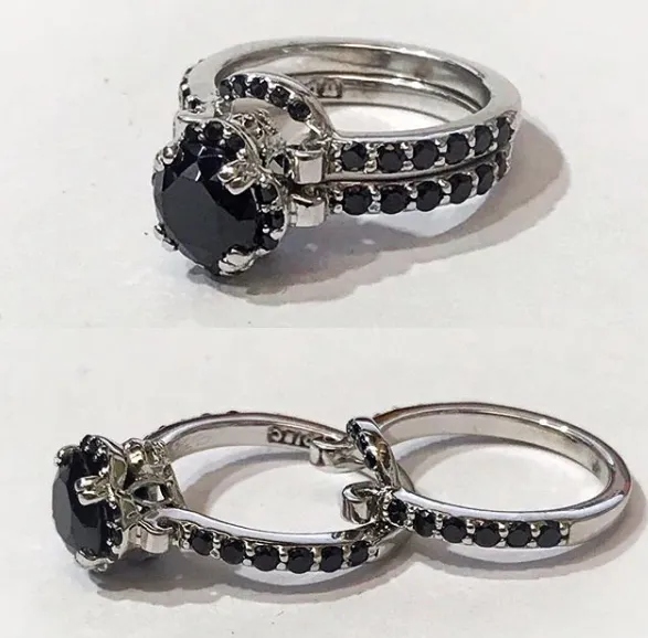 Secret Skull Engagement Ring-UDINC0431