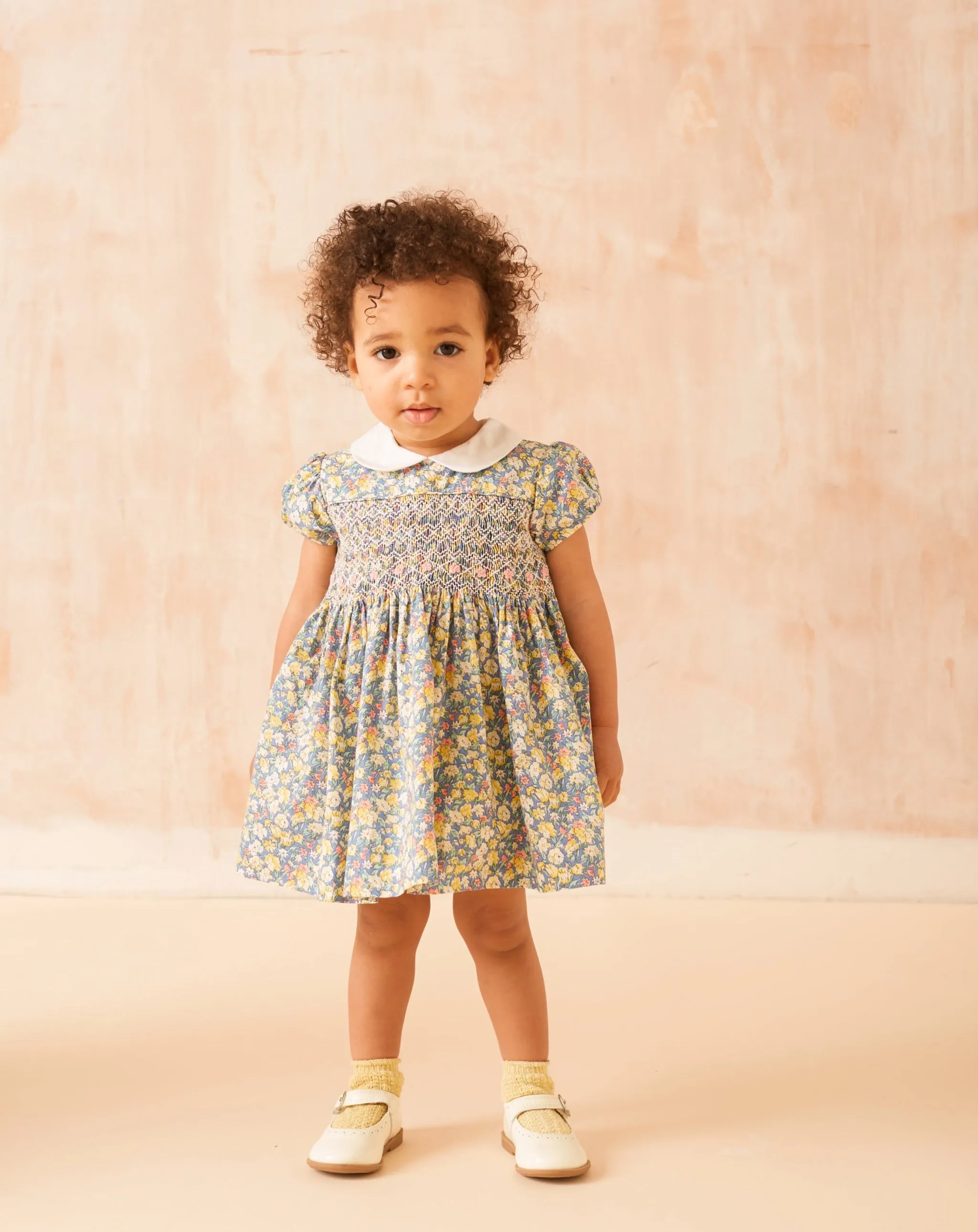 Smocked Baby Dress - Pia