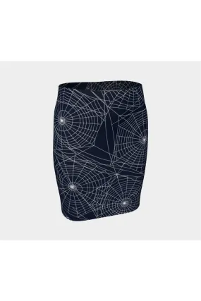 Spiderweb Fitted Skirt