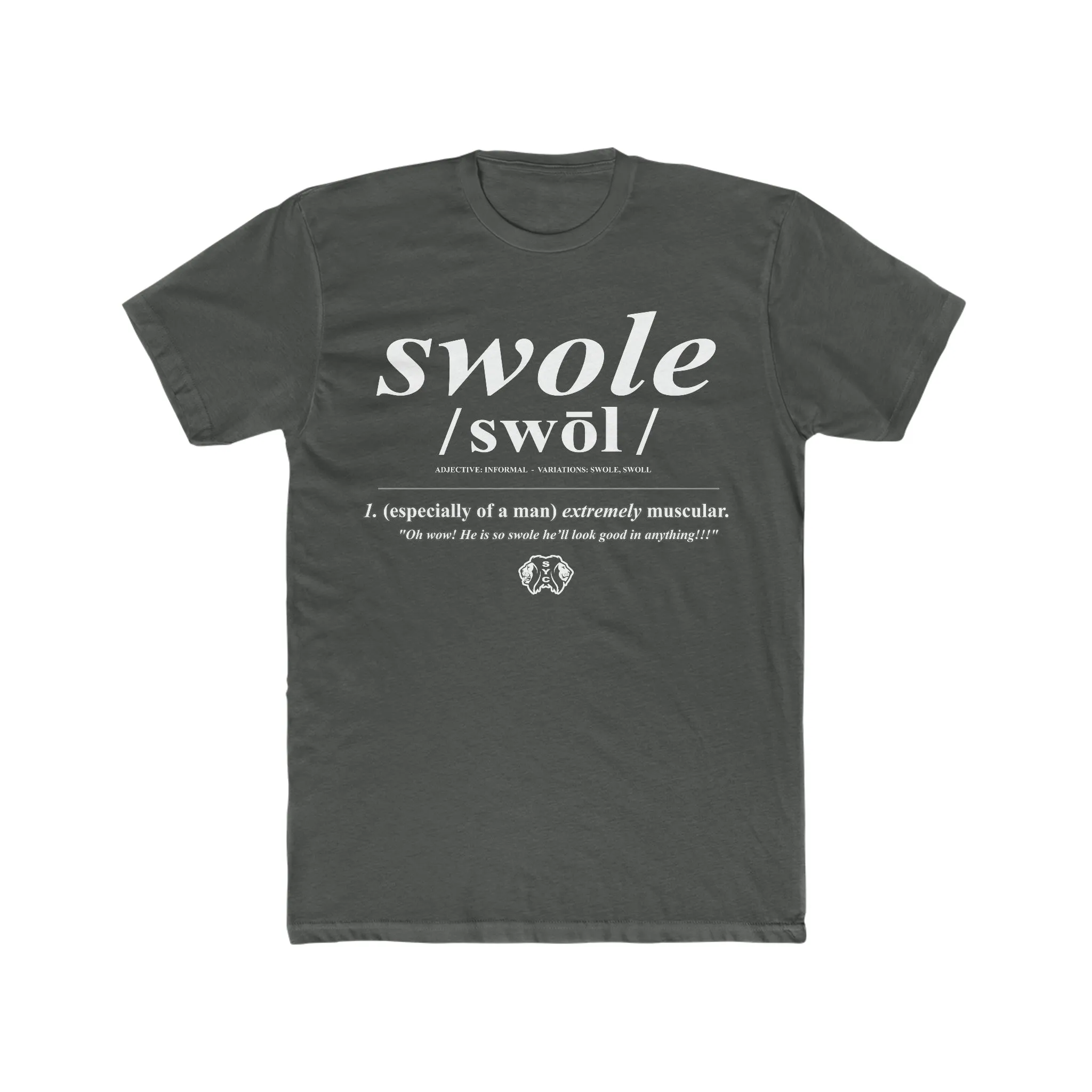 SWOLE- Men's Cotton Crew Tee