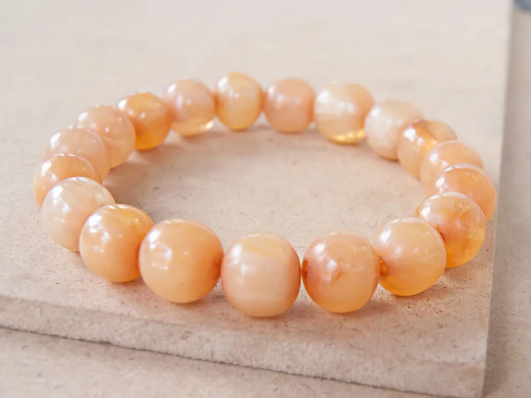 Tibetan Amber Mala Bracelet