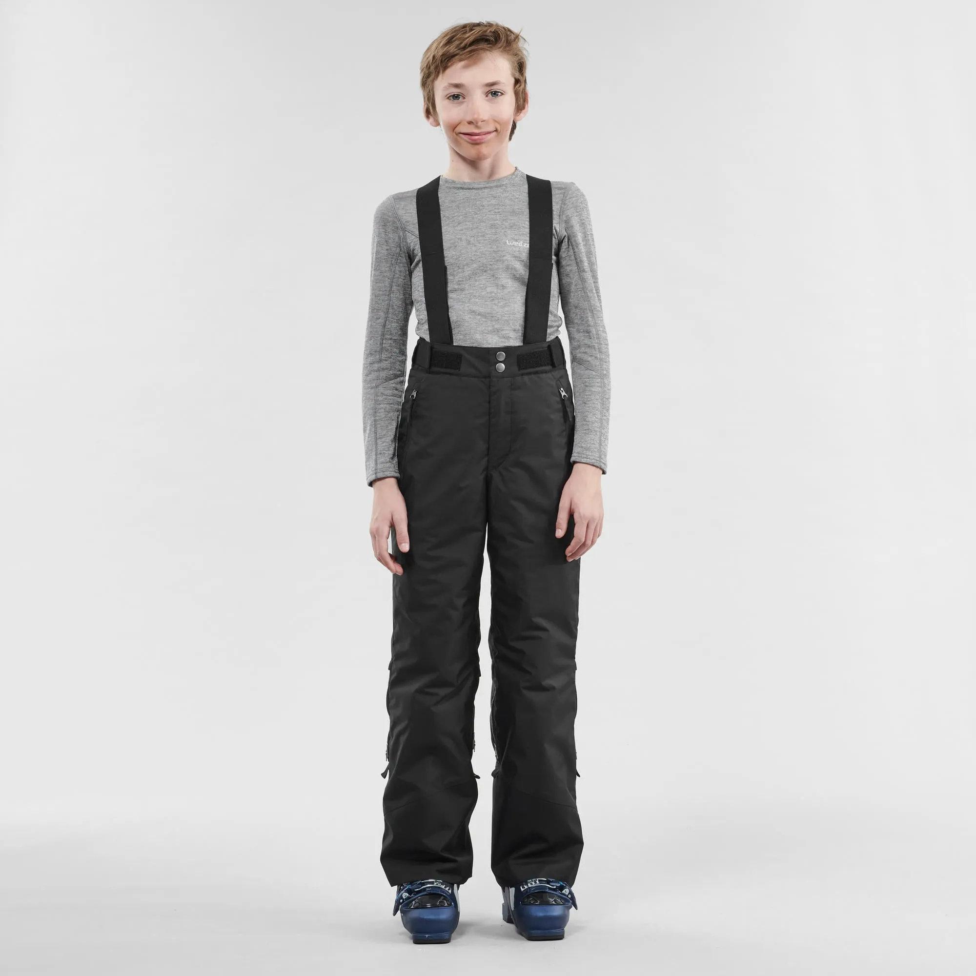 Wedze Children's Skiing Pants - Black