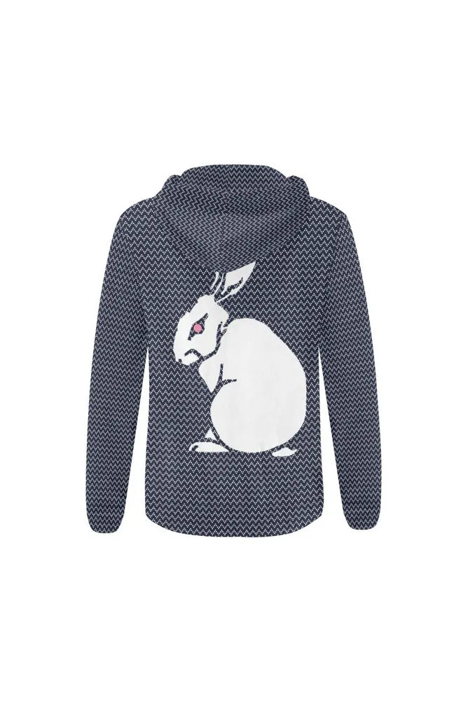 White Rabbit Full Zip Hoodie for Women