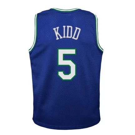 Youth Jason Kidd Dallas Mavericks Mitchell & Ness Blue 1994-95 Hardwood Classics Swingman Jersey